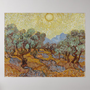 Poster Olive Trees, Vincent van Gogh