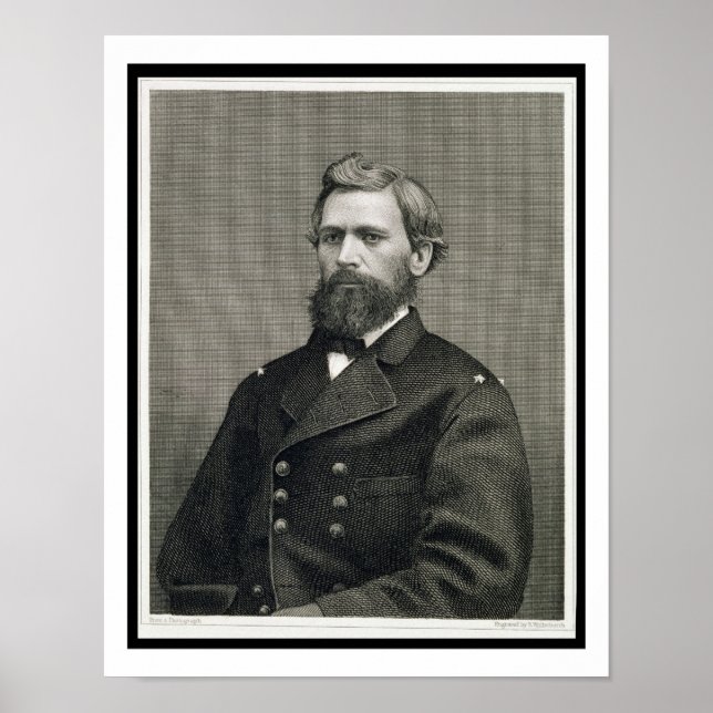 Poster Oliver Otis Howard (1830-1909), gravé par Robert (Devant)