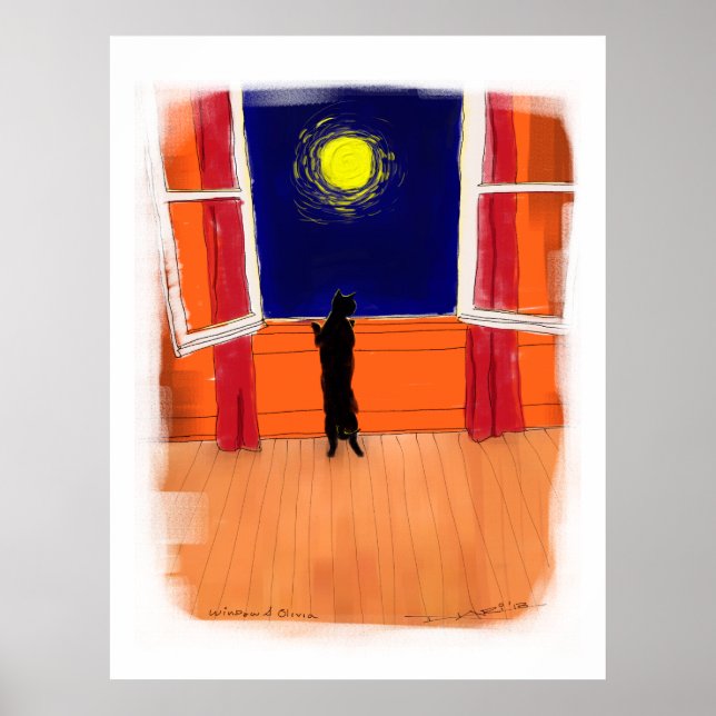 Poster Olivia et Window (Devant)
