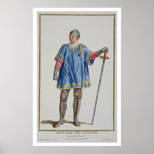 Poster Olivier de Clisson (1332-1407) gendarme de France