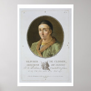 Poster Olivier de Clisson (1336-1407) de 'DES de