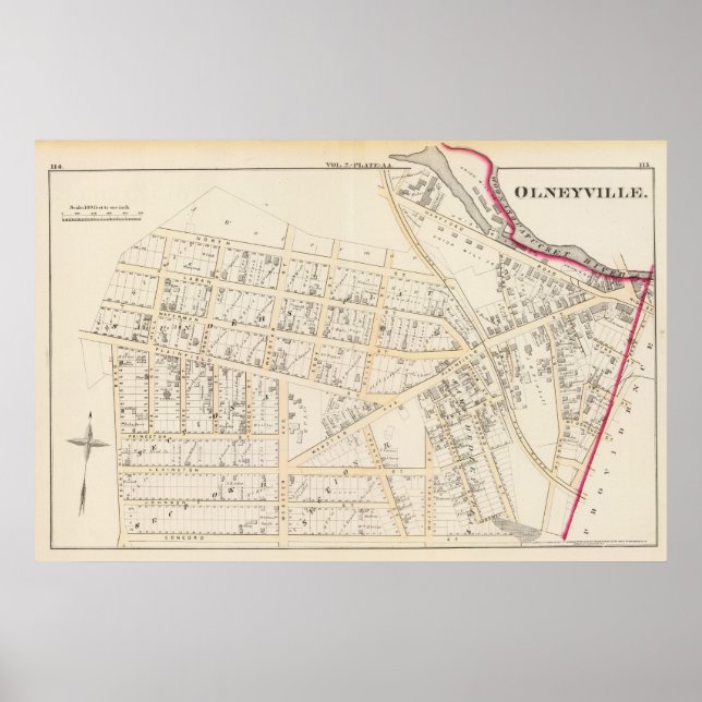 Poster Olneyville Providence Rhode (Devant)