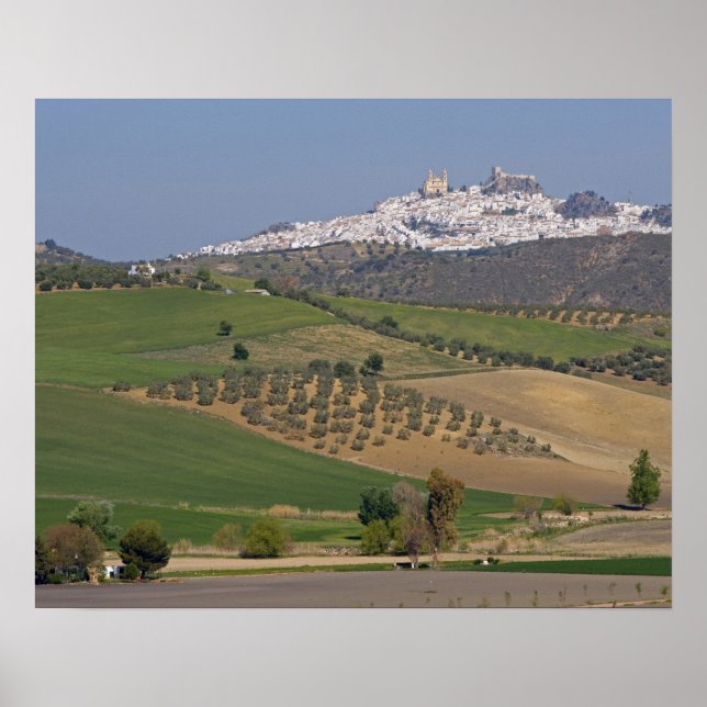Poster Olvera, Andalousie, Espagne (Devant)
