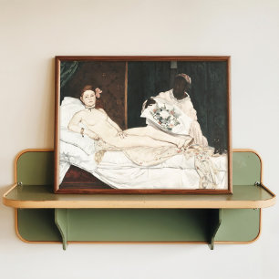 Poster Olympia Edouard Manet Classique Peinture Française