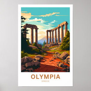 Poster Olympia Grèce Imprimer Voyage