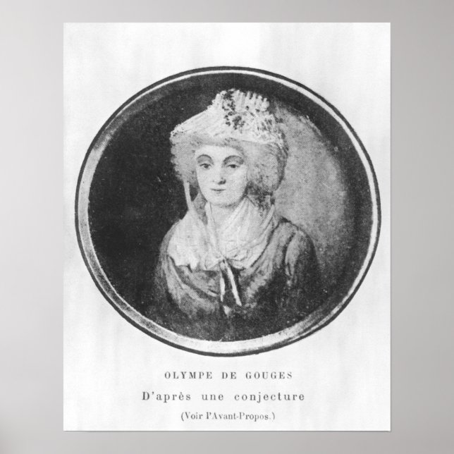 Poster Olympie de Gouges (Devant)