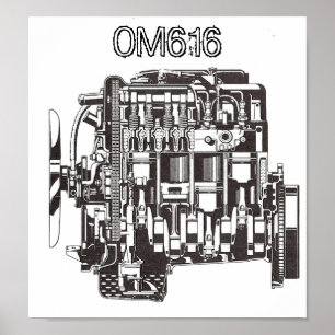 Poster OM616 Mercedes