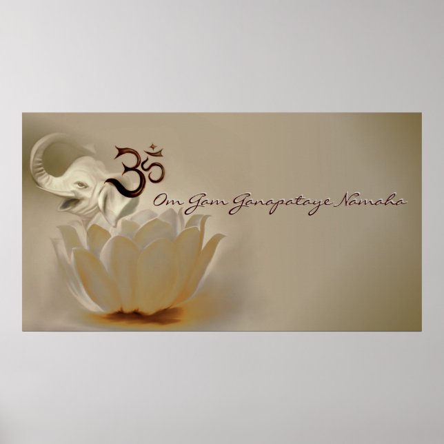 Poster Om Gam Ganapataye Namaha - Mantra (Devant)