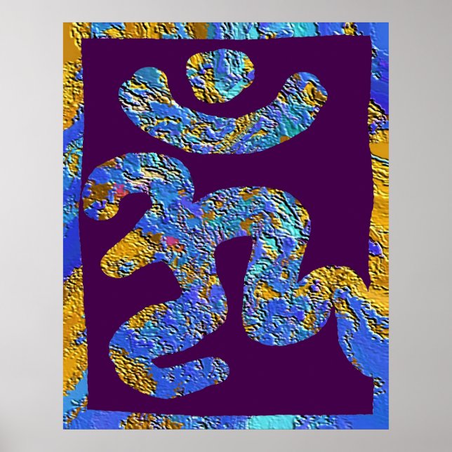 Poster OM MANTRA - Pour la paix (Devant)