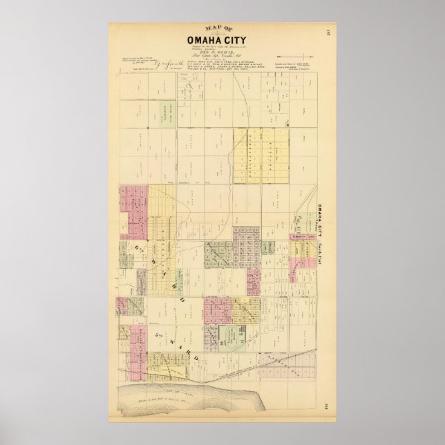 Poster Omaha Nord, Nebraska (Devant)