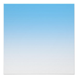 Poster Ombre bleu ciel