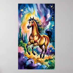 Poster Ombres en jaune