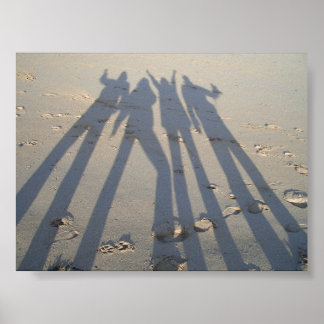 Poster Ombres Sur Sable (Retourner)
