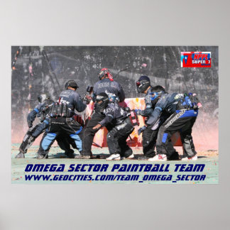 POSTER OMEGA SECTOR PAINTBALL TEAM 2006