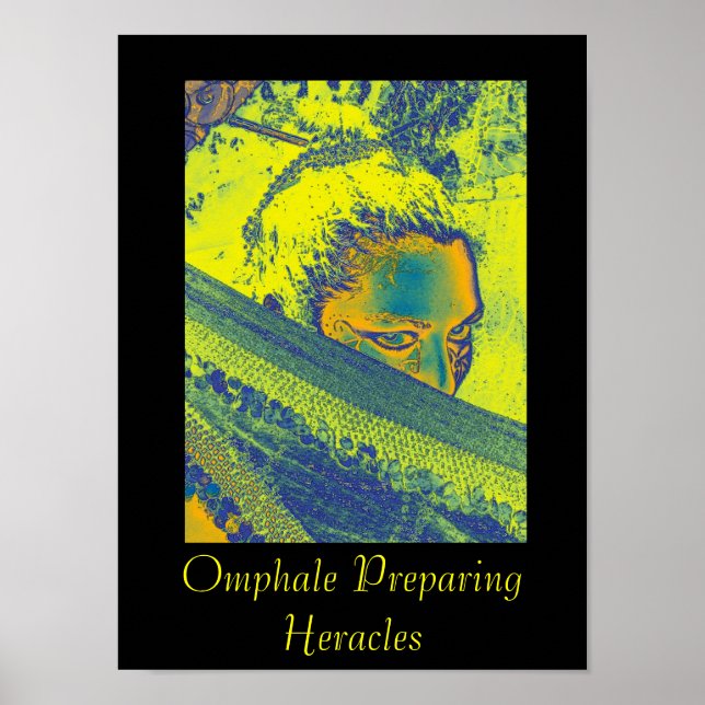 Poster Omphale Préparer les héracules (Devant)