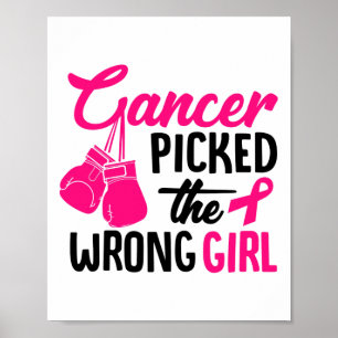 Poster On A Choisi La Mauvaise Sensibilisation Au Cancer 