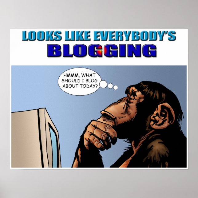 Poster On dirait l'affiche de tous les blogueurs (Devant)