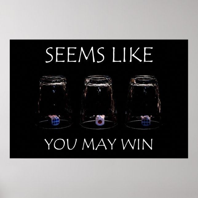 Poster On dirait que tu gagnes (Devant)