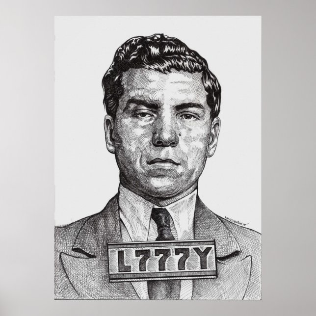 Poster On M'Appelle Lucky Lucky Luciano (Devant)