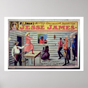 Poster 'On ne construit pas la prison qui tiendra Jesse