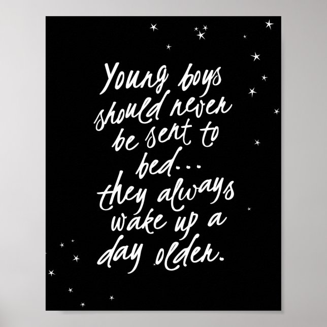 Poster On Ne Devrait Jamais Envoyer De Jeunes Garçons...  (Devant)