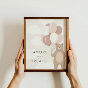 Poster On Peut Attendre   Baby shower Faveurs et traiteme