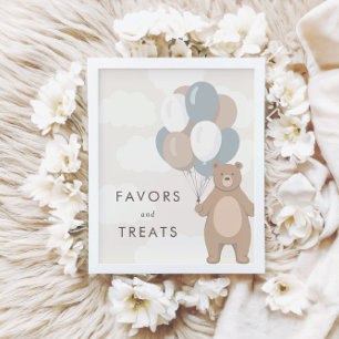 Poster On Peut Attendre   Baby shower Faveurs et traiteme