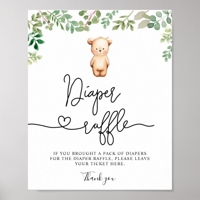 Poster On peut attendre la tombola (Devant)