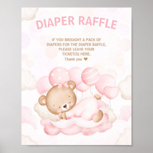 Poster On Peut Attendre Le Baby shower De Déchets Signe R