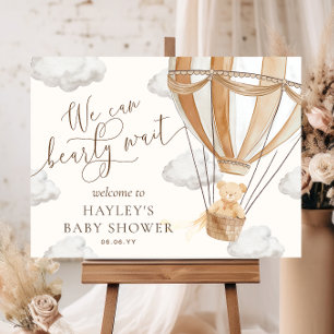 Poster On Peut Attendre Tan Baby shower
