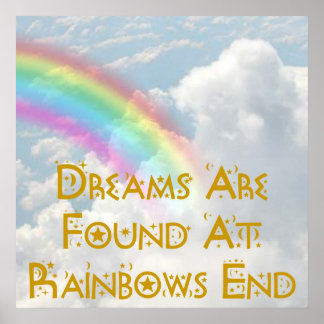 Poster On Trouve Des Rêves À Rainbows End