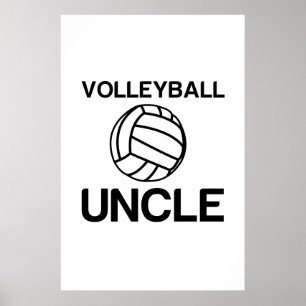 POSTER ONCLE DE VOLLEYBALL