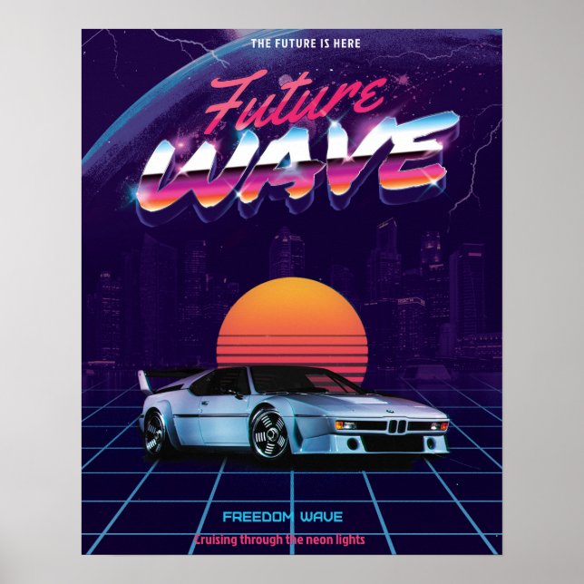Poster onde de synthèse (Devant)