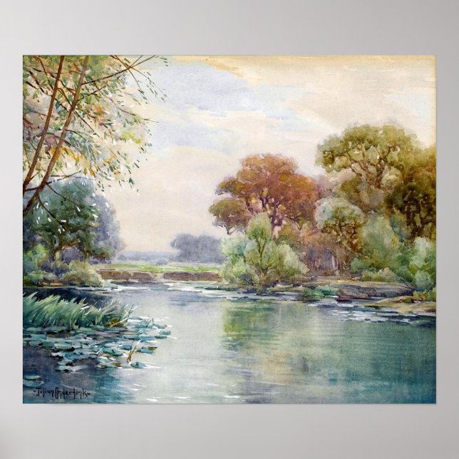 Poster Onderdonk - Paysage sans titre (Devant)