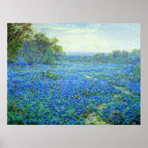 Poster Onderdonk - Scène Bluebonnet