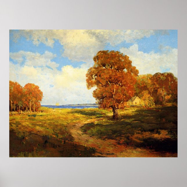 Poster Onderdonk - Vue de la mer, Long Island (Devant)