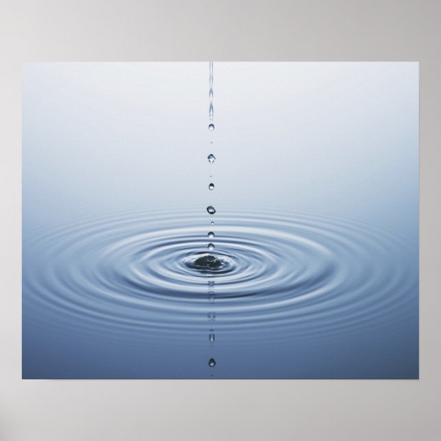 Poster Onduler sur l'eau (Devant)