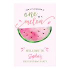 One in the Melon Watermelon Anniversaire Bienvenue