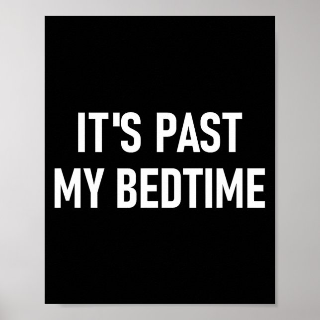 Poster One-liners, Quotes, Humor Designs, Gag _ It's Past (Devant)