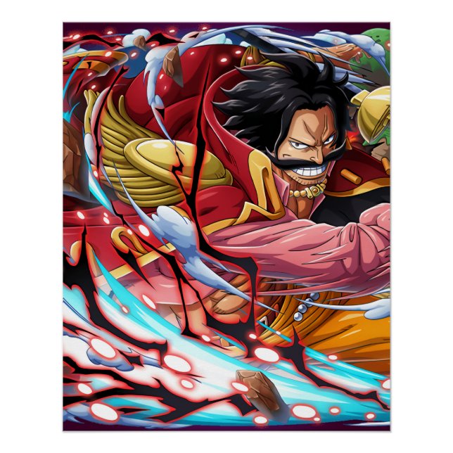 Poster One piece Gol D Roger (Devant)