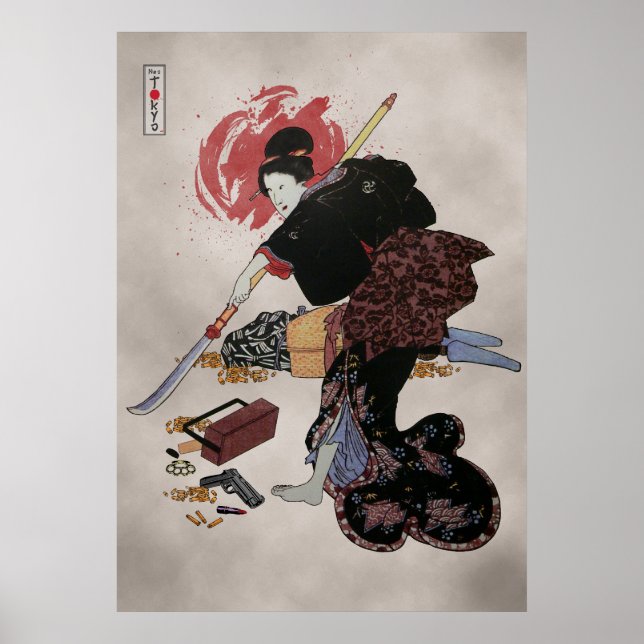 Poster Onna-Bugeisha Ishi-jo (Devant)
