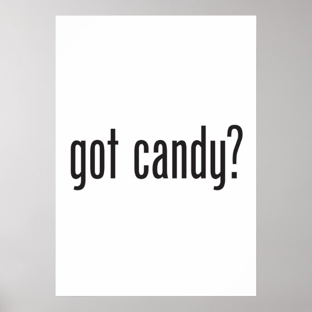 Poster ont des bonbons (Devant)