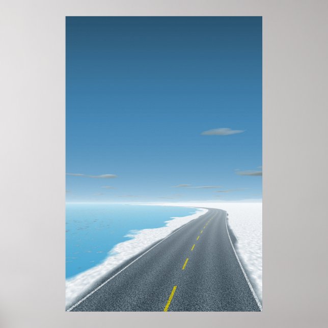 Poster OnTheRoadAgain - Ice Road (Devant)