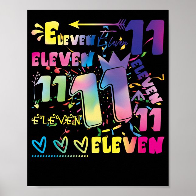 Poster Onze ans 11e anniversaire (Devant)