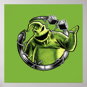Poster Oogie Boogie   Serpent et dés