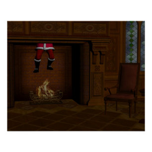 Poster Oops - Surprise Chaude Pour Le Père Noël