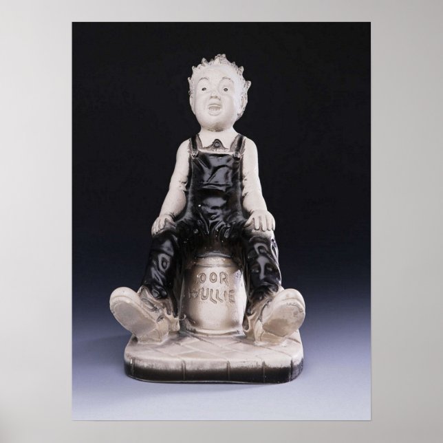 Poster Oor Wullie Rare 1960 Plaster Figure Print (Devant)