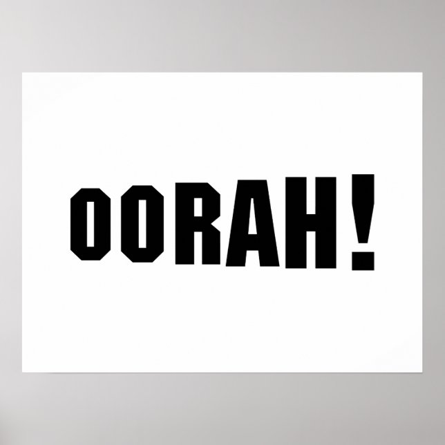POSTER OORAH ! (Devant)