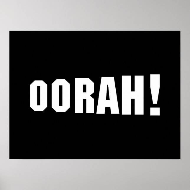 POSTER OORAH ! (Devant)
