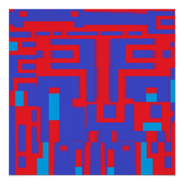 Poster Op Architecture II - Ken Gage Abstract (Devant)